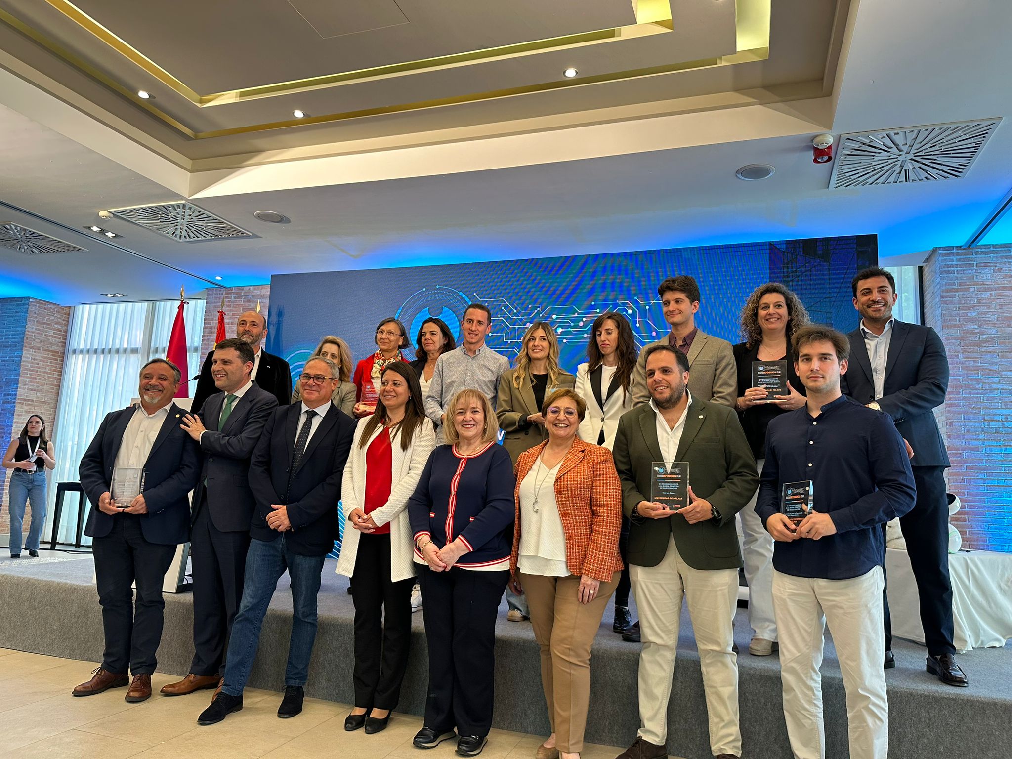 Fotografía de todos los premiados