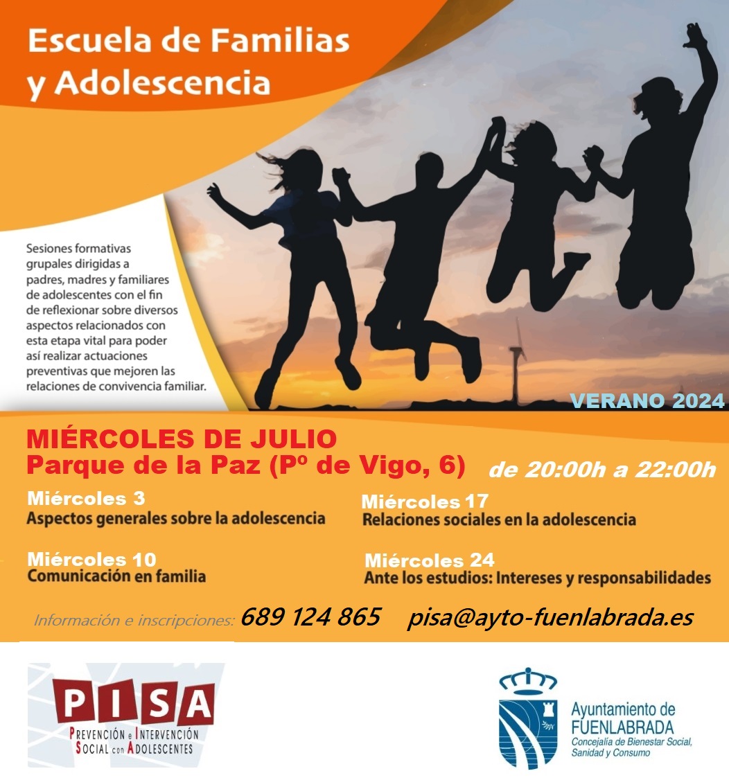Cartel del programa Escuela de Familia