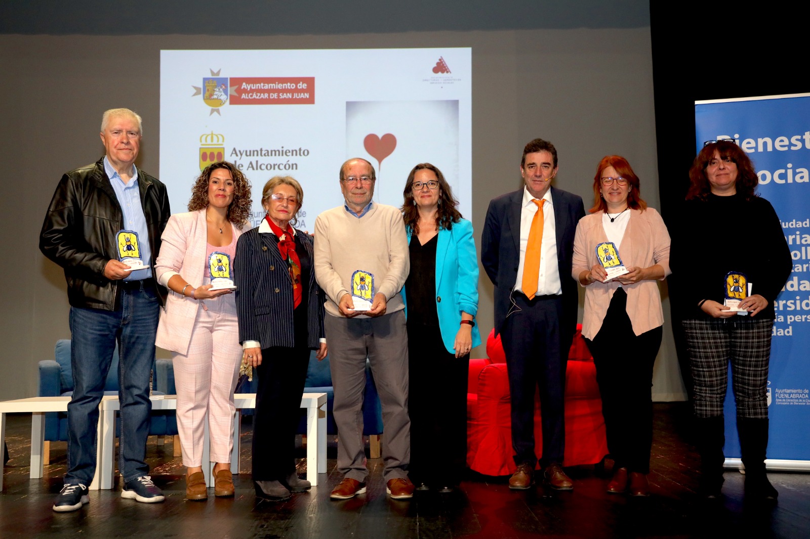 Acto de entrega de los premios en el Congreso de AEDYGSS