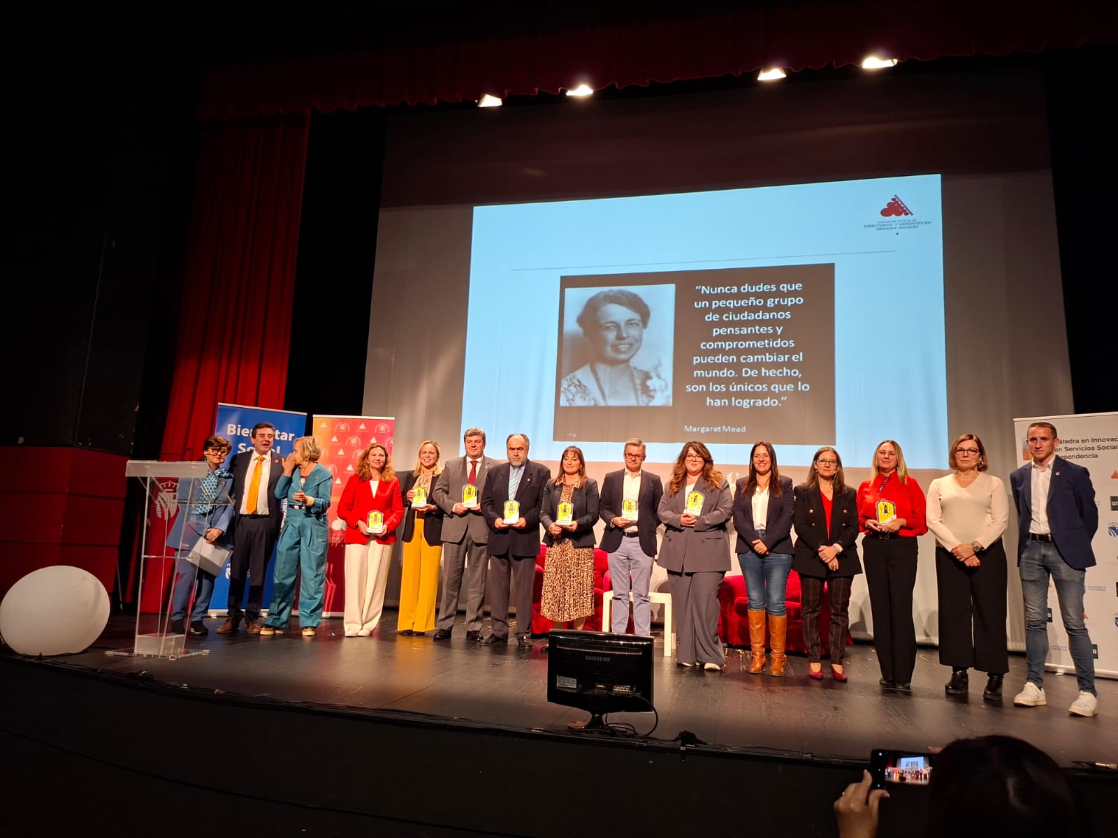 Premiados en el XXXII Congreso anual de la Asociación estatal de Directoras y Gerentes de Servicios Sociales